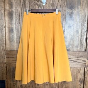 💛MODCLOTH💛Women's 1940s/vintage style Mustard A-Line swing Skirt